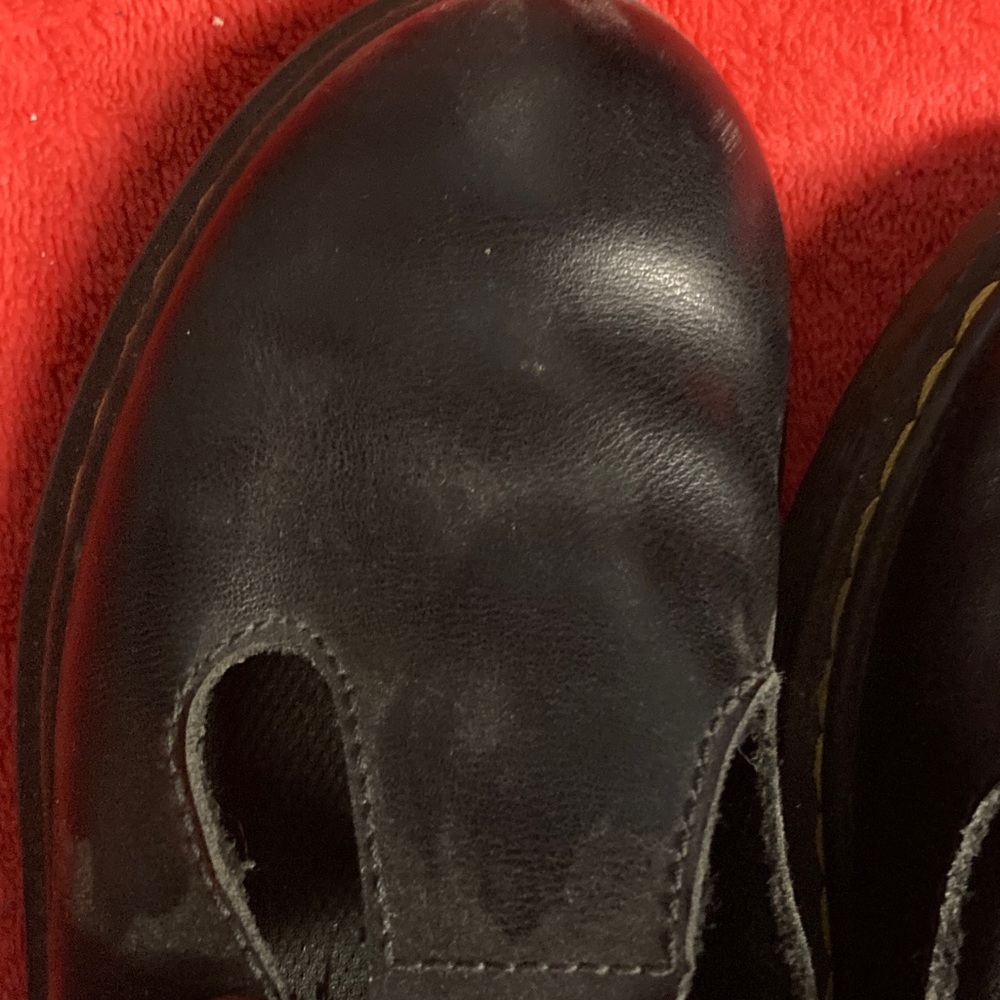 Kids Dr Martens Black Leather Mary Jane Shoes Size US 3 - Picture 4 of 8